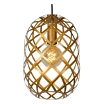 Lampa wisząca gold/mosiądz 3L WOLFRAM 21417/03/02 Lucide - zdjęcie dodatkowe 3